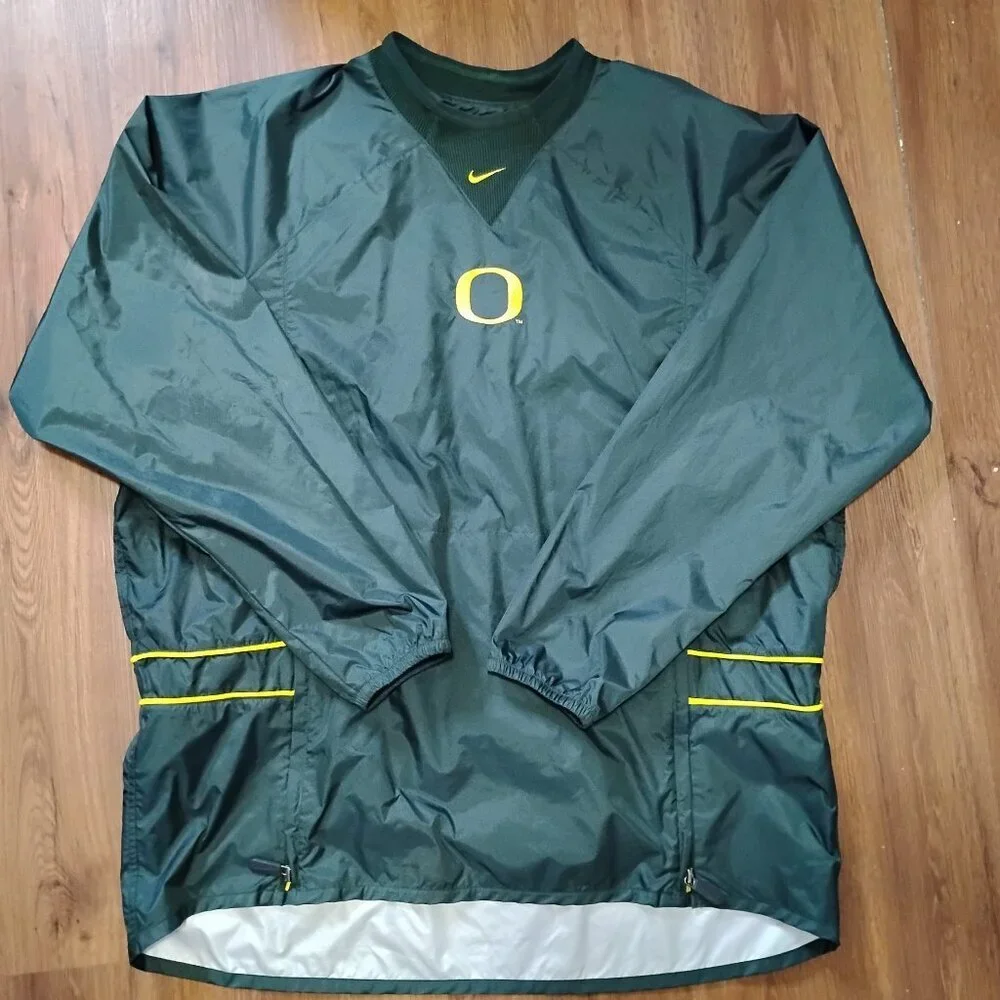 Vintage Nike Mid Swoosh Oregon Ducks Pullover Windbreaker Travis Scott